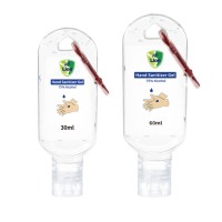 Pocket Bag Wholesale Mini Gel Antibacterial OEM Private Logo hand sanitizer bottle with keychain